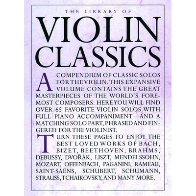 Music Sales The Library Of Violin Classics Music Sales The Library Of Violin Classics