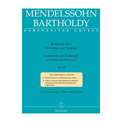 Bärenreiter Mendelssohn Concerto op.64 Bärenreiter Mendelssohn Concerto op.64