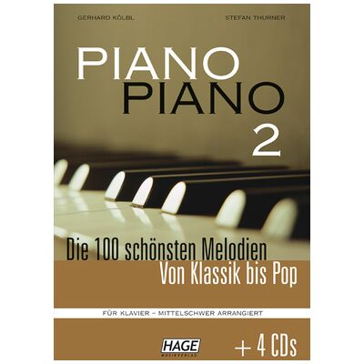 Hage Musikverlag Piano Piano Vol.2 Mittel +CDs Hage Musikverlag Piano Piano Vol.2 Mittel +CDs