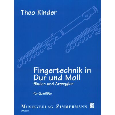 Zimmermann Verlag Fingertechnik Flute Zimmermann Verlag Fingertechnik Flute
