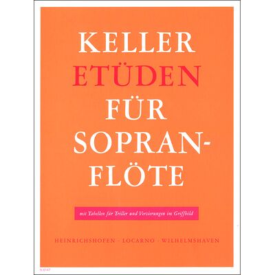 Heinrichshofen Verlag Heinrichshofen's Verlag Etüden für Sopranflöte Heinrichshofen Verlag Heinrichshofen's Verlag Etüden für Sopranflöte
