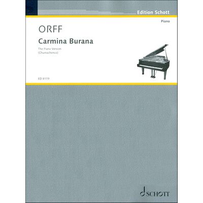 Schott Carmina Burana Piano Schott Carmina Burana Piano