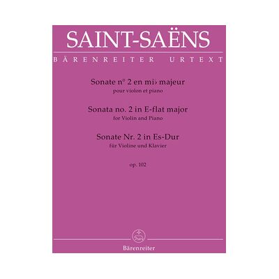 Bärenreiter Saint-Saëns Sonate Nr. 2 Bärenreiter Saint-Saëns Sonate Nr. 2