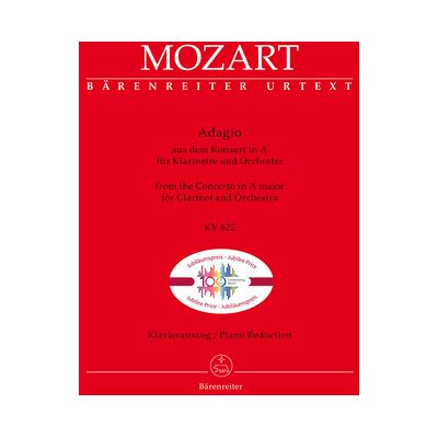 Bärenreiter Mozart Adagio KV 622 Bärenreiter Mozart Adagio KV 622