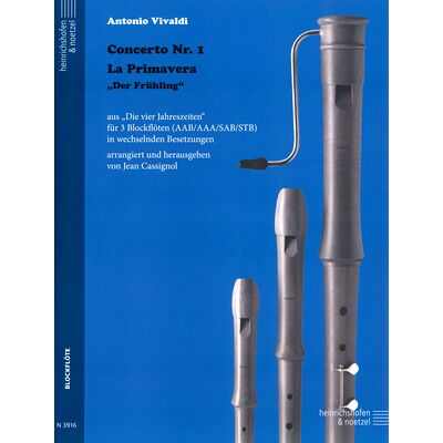Heinrichshofen Verlag Vivaldi Frühling 3 Blockflöten Heinrichshofen Verlag Vivaldi Frühling 3 Blockflöten