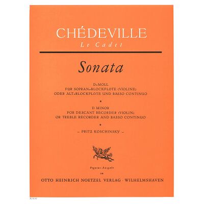 Heinrichshofen Verlag Chedeville Sonate d-moll Heinrichshofen Verlag Chedeville Sonate d-moll