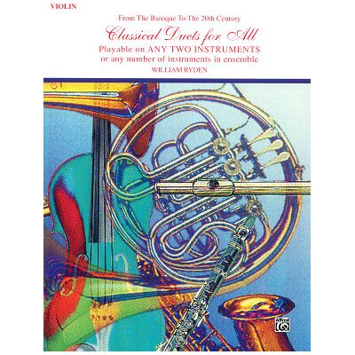 Alfred Music Publishing Classical Duets for All Violin Alfred Music Publishing Classical Duets for All Violin