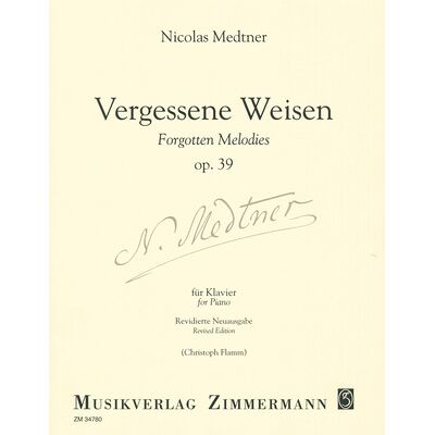 Zimmermann Verlag Medtner Vergessene Weisen Zimmermann Verlag Medtner Vergessene Weisen