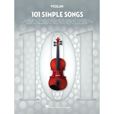 Hal Leonard 101 Simple Songs Violin Hal Leonard 101 Simple Songs Violin