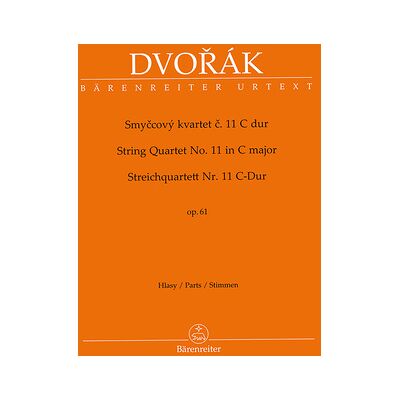 Bärenreiter Dvorák Streichquartett Nr. 11 Bärenreiter Dvorák Streichquartett Nr. 11