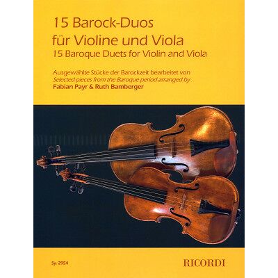 Ricordi Barock-Duos Violine und Viola Ricordi Barock-Duos Violine und Viola