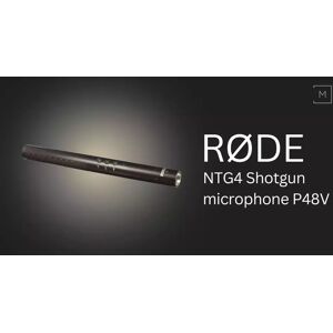 RØDE NTG4 Shotgun microphone P48V