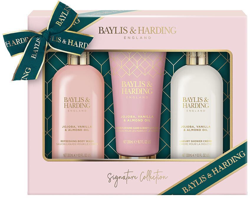 Baylis & Harding Jojoba, Vanilla & Almond Oil Body Trio Set