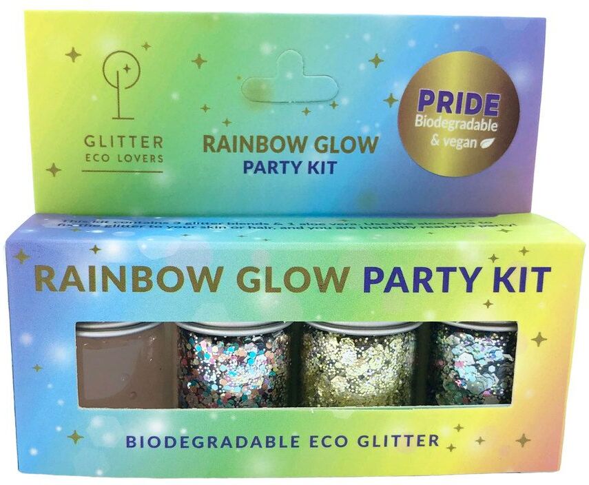 Glitter Eco Lover Rainbow Glow Party Kit 24ml