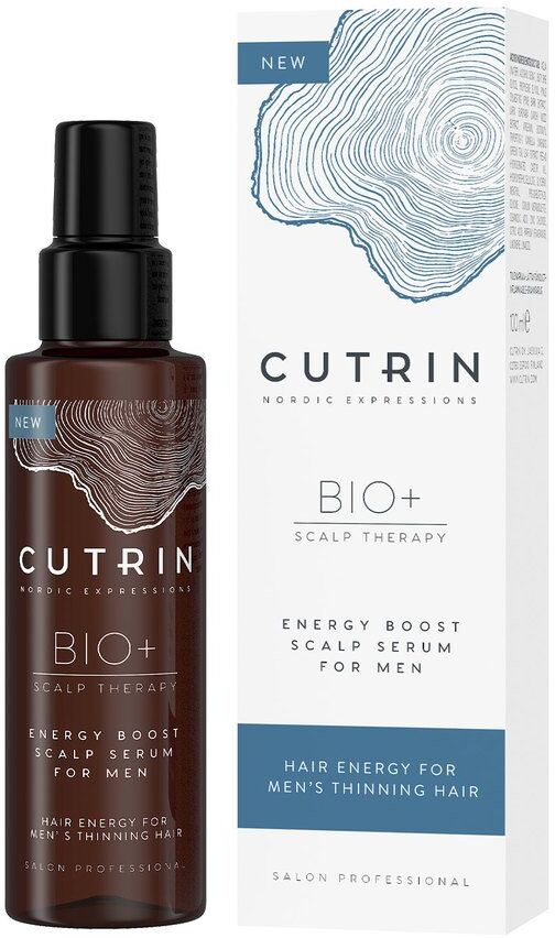 Cutrin BIO+ Energy Boost Scalp Serum for Men 100 ml