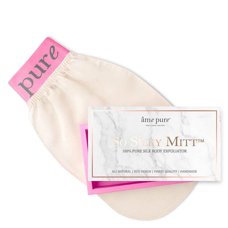 Âme Pure So Silky Mitt 100% Pure Silk Body Exfoliator 1pcs