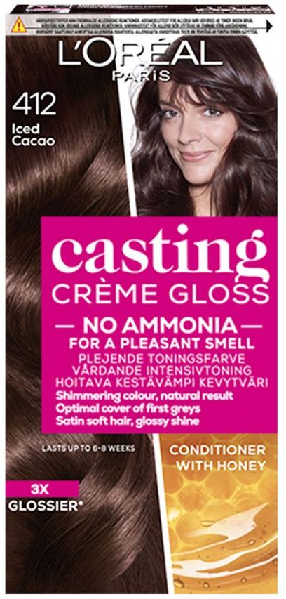 L'Oreal Paris Hårfarge L'Oréal Paris Casting Creme Gloss 412 Dyp askebrun