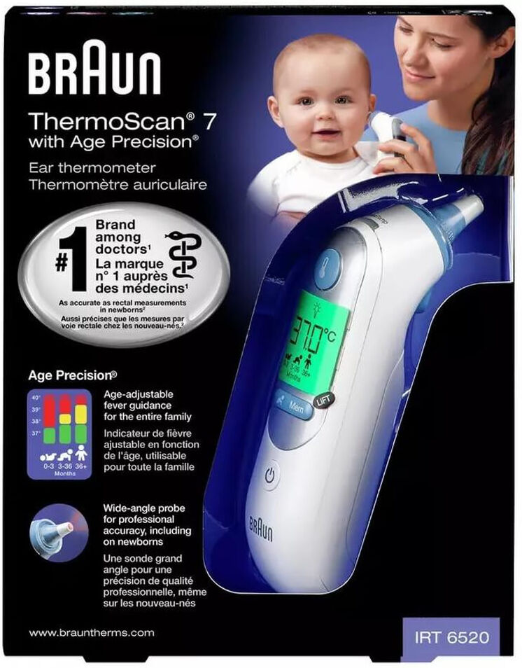 Braun ThermoScan 7 Ear Thermometer IRT 6520