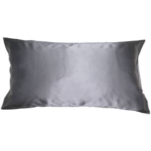 Soft Cloud Mulberry Silk Pillowcase Charcoal 40x80 cm.