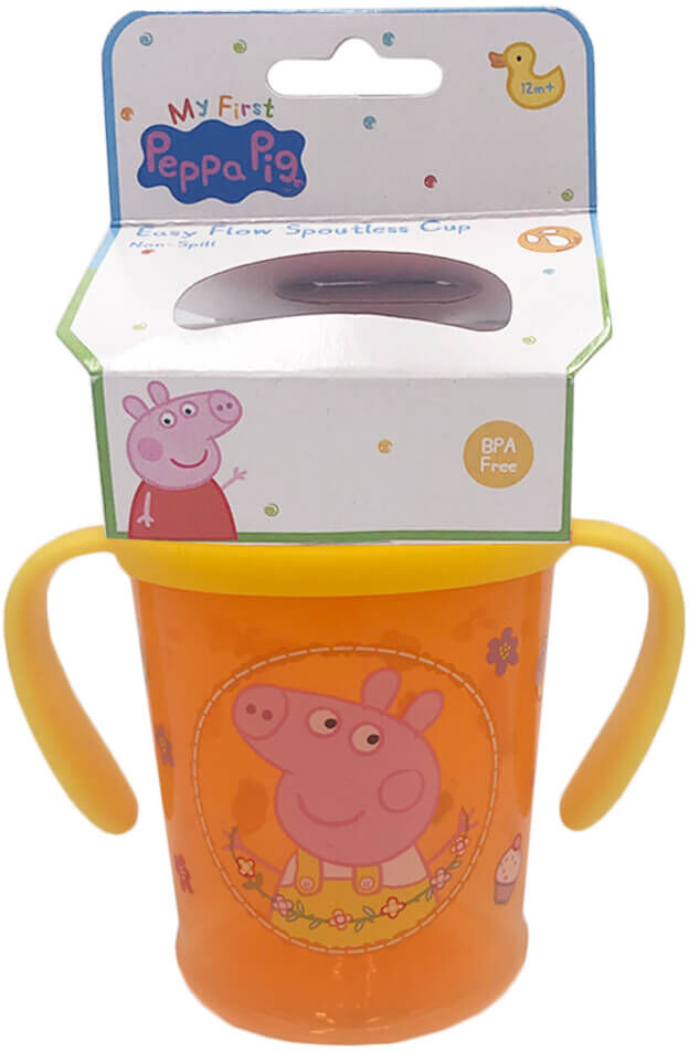 Peppa Pig Easy Flow Spoutless Cup Orange