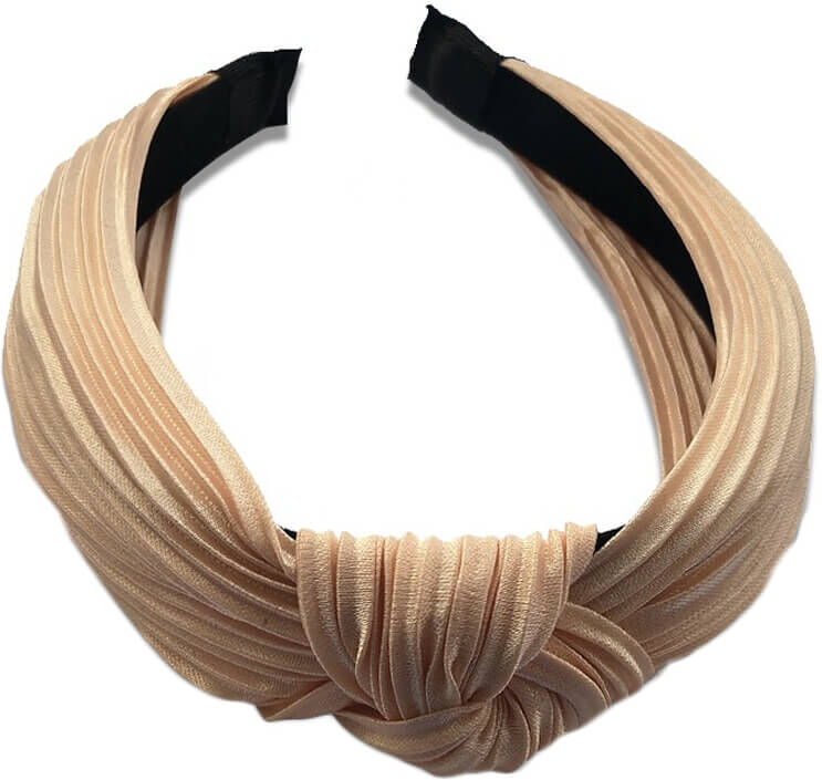 Everneed head band Daniella Plissé Nude