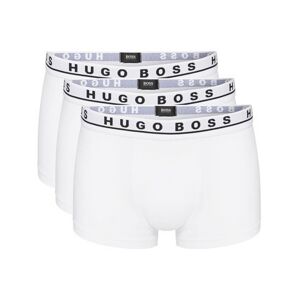 Hugo Boss 3-pack Bokser Trunks Hvit - Størrelse S   3 stk.