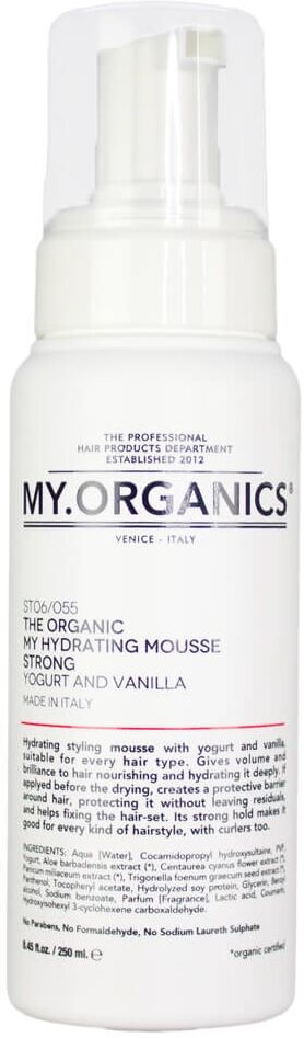 My.Organics The Organic My Hydrating Mousse Strong Yogurt And Vanilla  250 ml