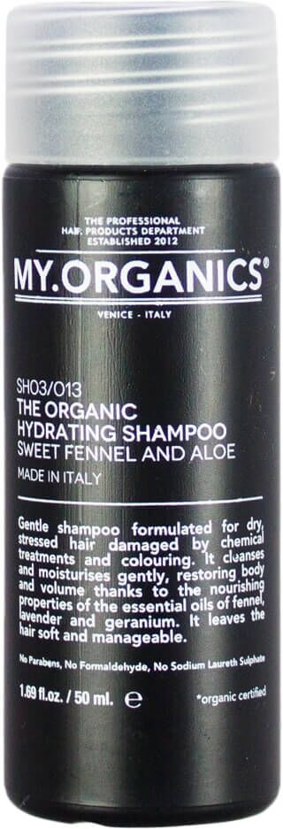 My.Organics The Organic Hydrating shampoo Sweet Fennel And Aloe 50 ml