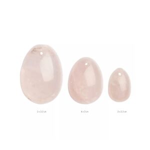 La Gemmes Rose Quartz Yoni Egg Set