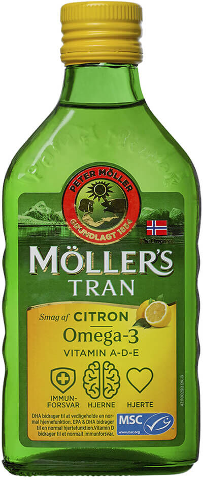 Möller's Tran Møllers Tran Lemon 250 ml