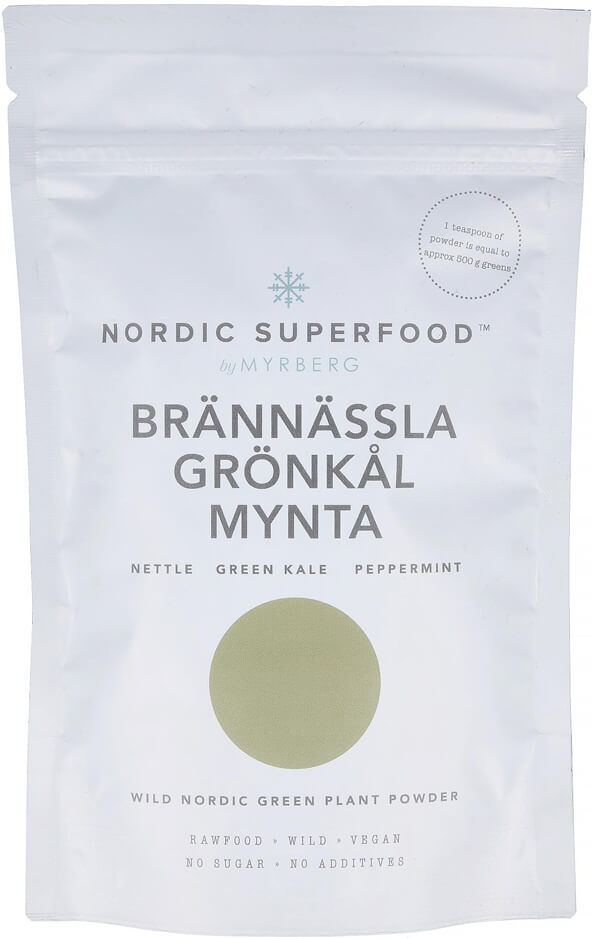 Nordic Superfood Brännässla Grönkål Mynta  80 g