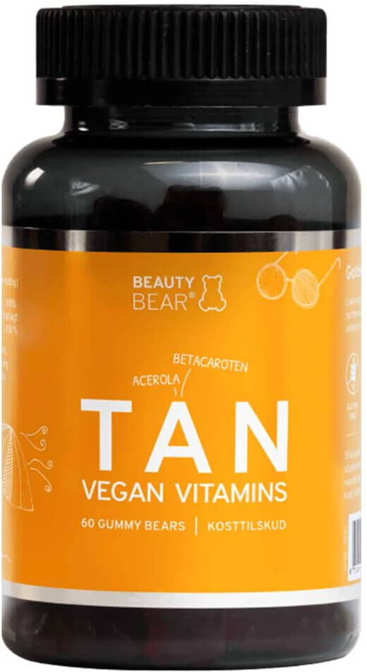 Beauty Bear Gummies Tan Vegan Vitamins