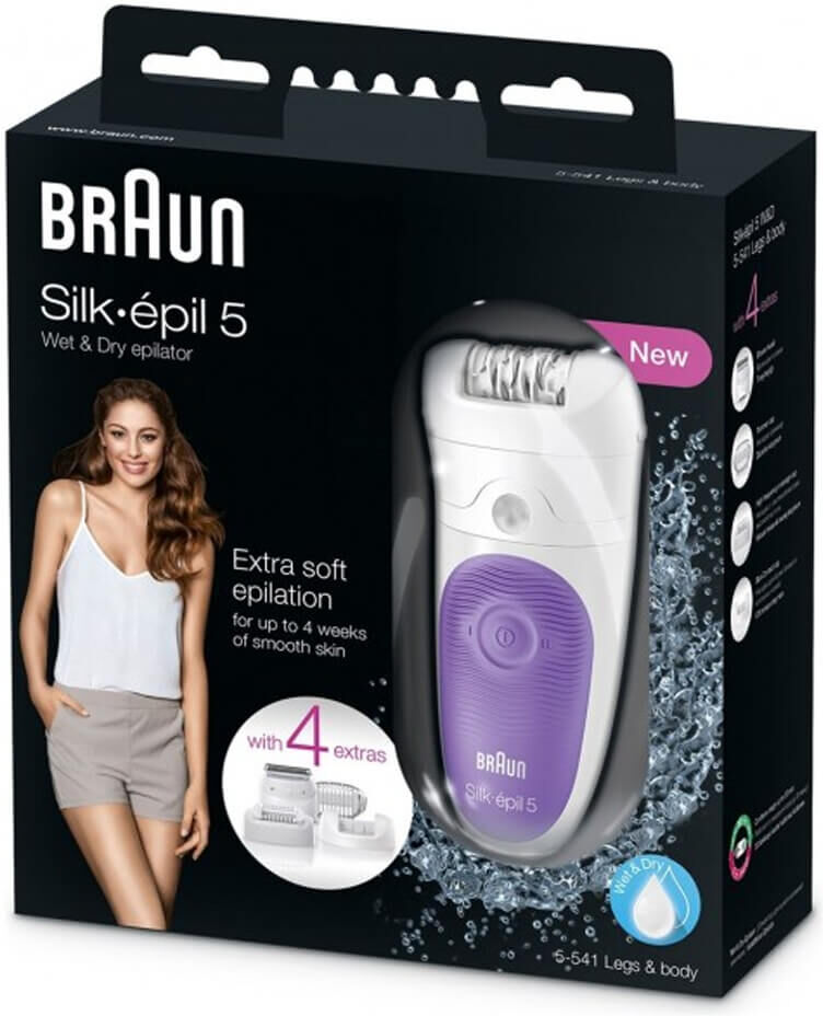 Braun Silk Épil 5 - Wet & Dry Epilator 5-541 (Purple)