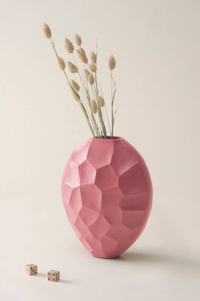 CORINNA vase - høyde 30 cm Rosa
