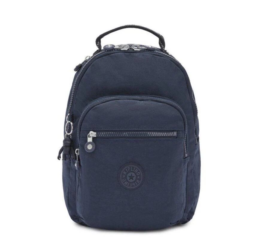 Kipling Seoul S liten ryggsekk Blue Bleu