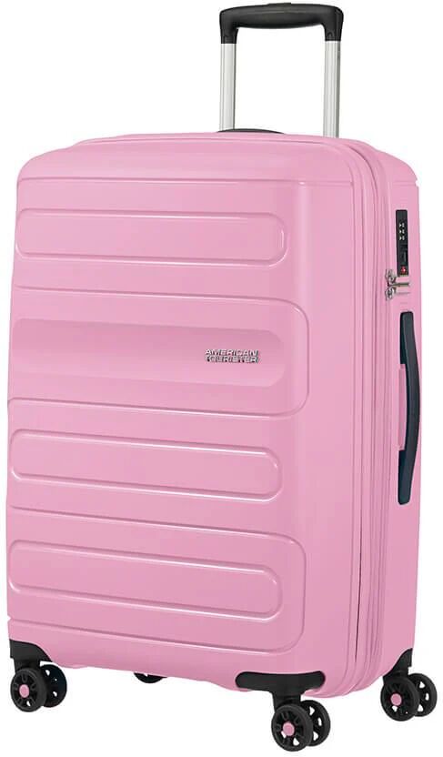 American Tourister Sunside utvidbar medium koffert 68 cm Pink Gelato