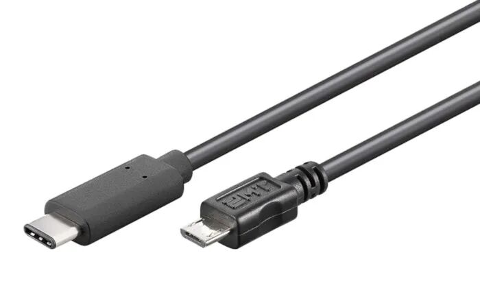 Tilkoblingskabel USB-C til Micro-USB 0,6 m