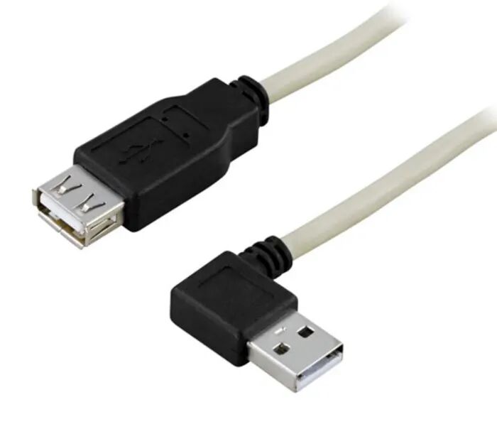 Vinklet USB-adapterkabel