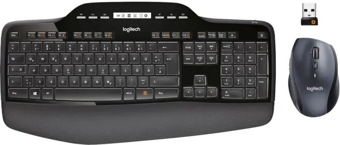 Logitech MK710 Trådløst tastatur og mus