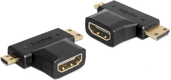 Mini- og micro- til HDMI-adapter