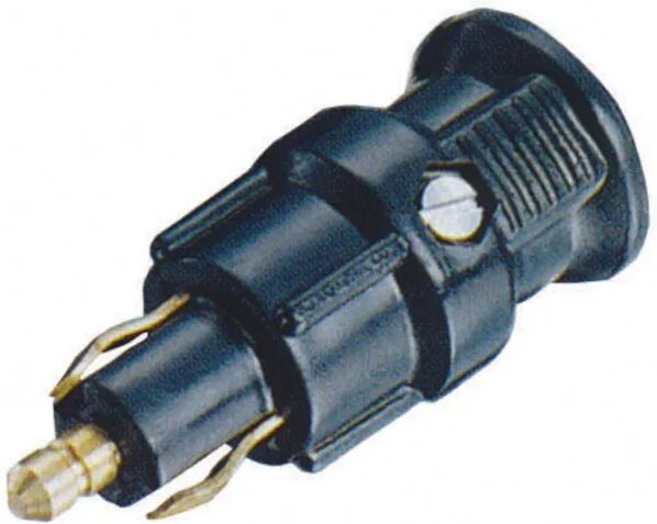 12 V-kontakt 12 mm, loddetilkobling 8 A