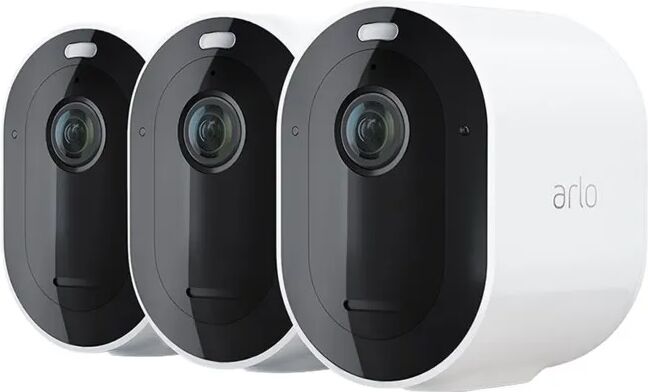 Arlo Pro 4 Spotlight overvåkingskamera 3-pk. Hvit