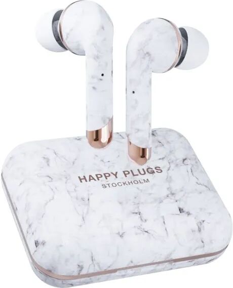 Happy Plugs Air 1 Plus In-ear, helt trådløse hodetelefoner Marmor