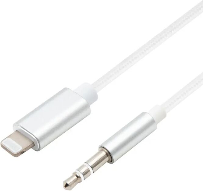 Linocell Lightning til 3,5 mm-kabel 1 m Hvit