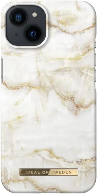 IDEAL OF SWEDEN Mobildeksel for iPhone 13 Golden Pearl Marble