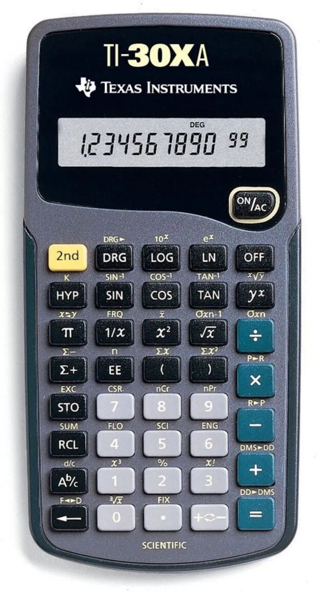 Texas Instruments TI-30Xa kalkulator