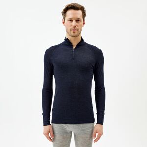 Pierre Robert Ulltrøye Herre Merinoull Zip - Navy - S Clothing > Activewear8