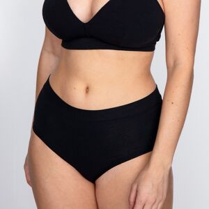 Pierre Robert High Waist Truse Bomull, Uten Strammende Strikk - Black Clothing > Activewear6