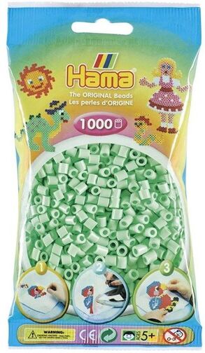 Hama, Midi Beads 1000 pcs Pastel Mint