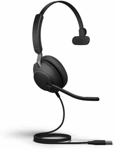 Jabra Evolve2 40- Flere Varianter (Sertifisert For: Ms Teams, Mono / Duo: Mono, Usb A Eller C: Usb A)